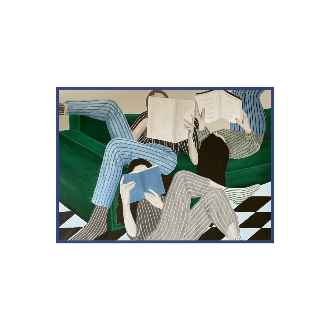 Bille Who Book Club 1 plakat m. ramme - 50x70 cm.